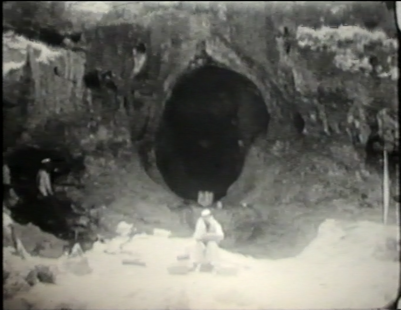 Fragmento de la filmación de Dorothy Garrod. Cortesía de Israel Hershkovitz